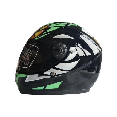 Детский мотошлем защитный с визором Kindheit, размер XS-4