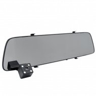Видеорегистратор-зеркало автомобильный с экраном 10,9 см, двойная камера